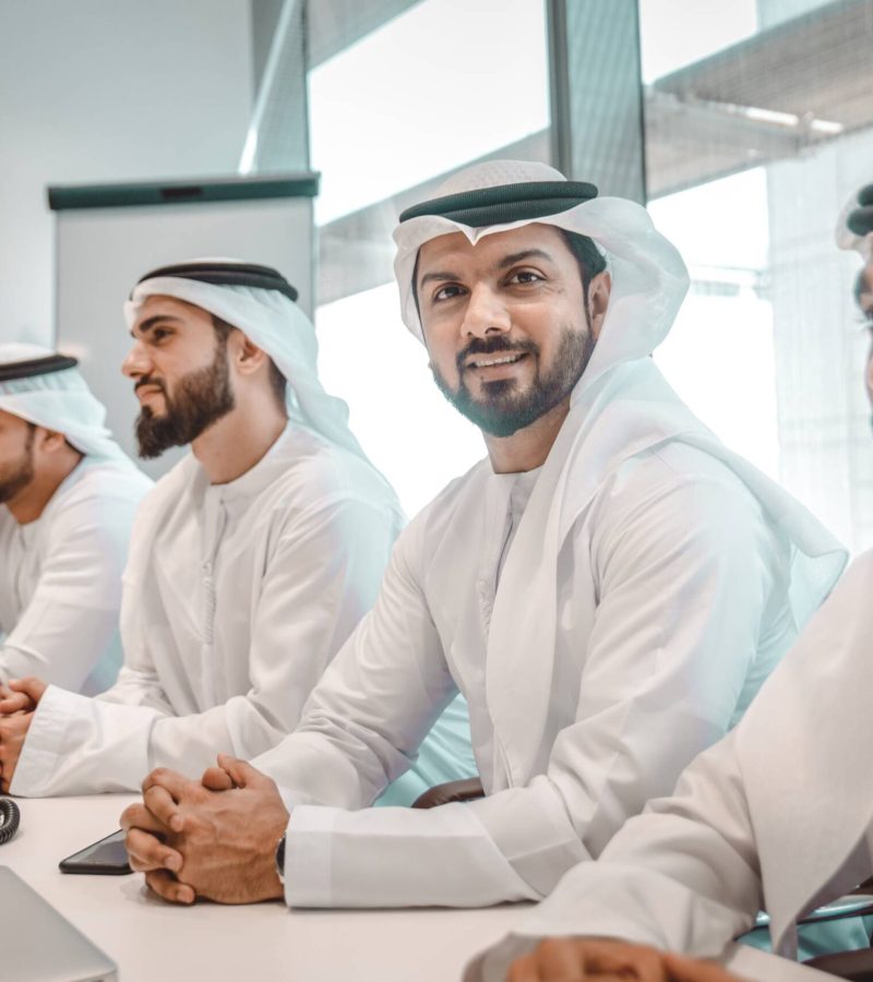 Arabic business team in the office